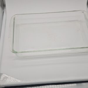 Pyrex Clear Glass Baking Dish with Embossed Logo
